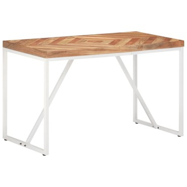 vidaXL Τραπεζαρία 120x60x76cm από Μασίφ Ξύλο Ακακίας/Ξύλο Μάνγκο 1 τεμ.