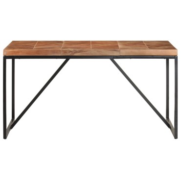 vidaXL Τραπεζαρία 140x70x76cm από Μασίφ Ξύλο Ακακίας/Ξύλο Μάνγκο 1 τεμ.