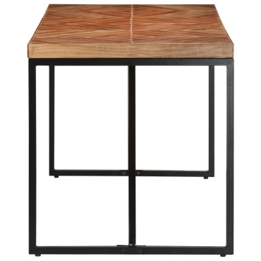 vidaXL Τραπεζαρία 140x70x76cm από Μασίφ Ξύλο Ακακίας/Ξύλο Μάνγκο 1 τεμ.