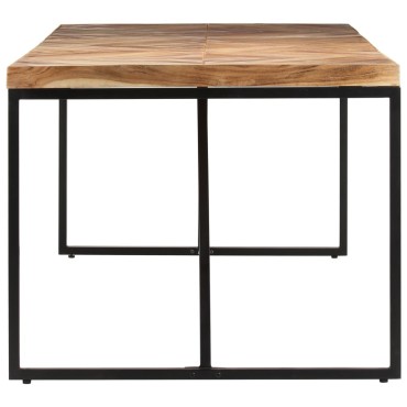 vidaXL Τραπεζαρία 180x90x76cm από Μασίφ Ξύλο Ακακίας/Μάνγκο 1 τεμ.
