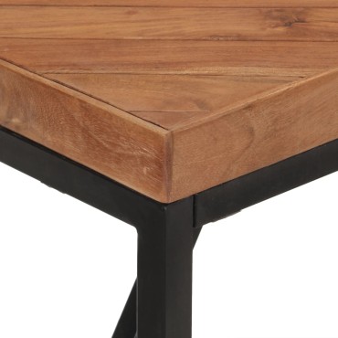 vidaXL Τραπεζαρία 180x90x76cm από Μασίφ Ξύλο Ακακίας/Μάνγκο 1 τεμ.