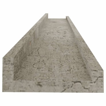 vidaXL Ράφια Τοίχου 2 τεμ. Γκρι Σκυροδέματος 80x9x3cm