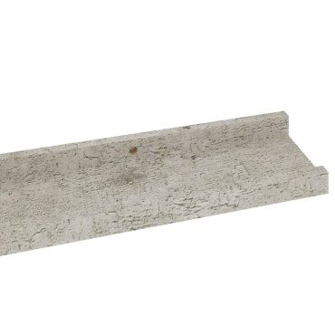vidaXL Ράφια Τοίχου 2 τεμ. Γκρι Σκυροδέματος 80x9x3cm
