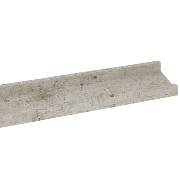 vidaXL Ράφια Τοίχου 2 τεμ. Γκρι Σκυροδέματος 115x9x3cm