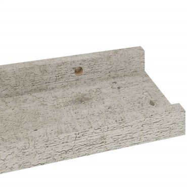 vidaXL Ράφια Τοίχου 4 τεμ. Γκρι Σκυροδέματος 40x9x3cm