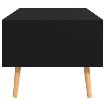 vidaXL Τραπεζάκι Σαλονιού Μαύρο 100x49,5x43cm από Επεξ. Ξύλο 1 τεμ.