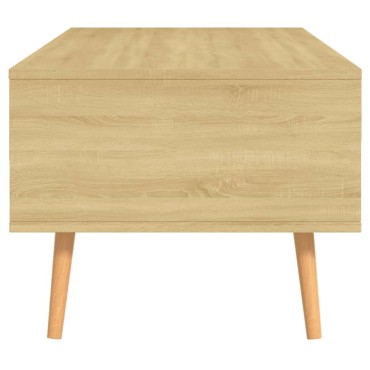 vidaXL Τραπεζάκι Σαλονιού Sonoma Δρυς 100x49,5x43cm Επεξεργ. Ξύλο 1 τεμ.