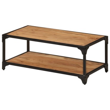 vidaXL Τραπεζάκι Σαλονιού 90x45x35cm από Μασίφ Ξύλο Ακακίας 1 τεμ.