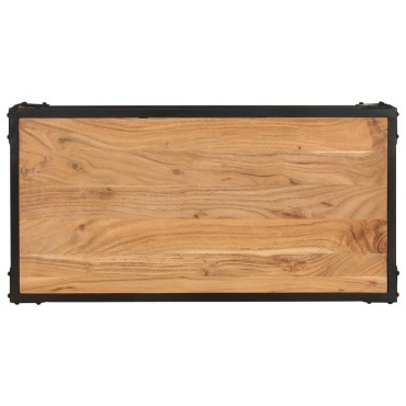 vidaXL Τραπεζάκι Σαλονιού 90x45x35cm από Μασίφ Ξύλο Ακακίας 1 τεμ.