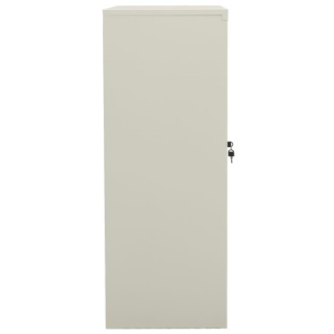 vidaXL Ντουλάπα Γραφείου 90x40x105cm Ανοιχτό Γκρι Ατσάλινη 1 τεμ.
