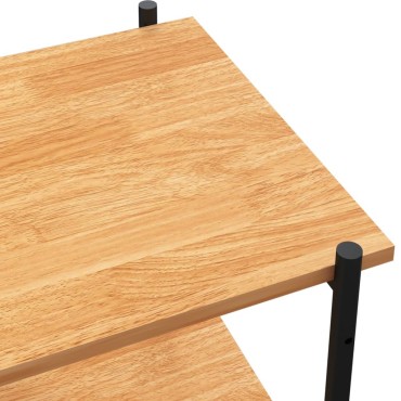 vidaXL Ραφιέρα 5 Επιπέδων Μαύρη και Δρυς 80x40x163cm 1 τεμ.