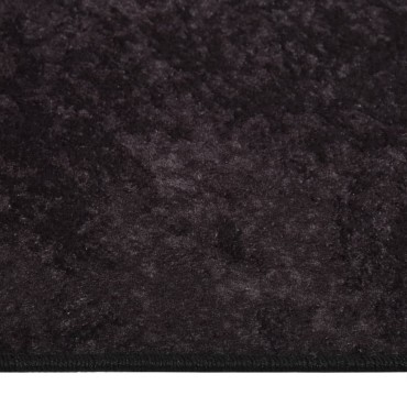 vidaXL Χαλί Πλενόμενο Αντιολισθητικό Ανθρακί 160x230cm