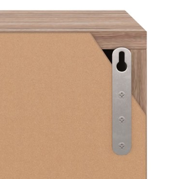 vidaXL Βιβλιοθήκη Γκρι / Sonoma Δρυς 60x27,5x59,5cm από Επεξ. Ξύλο 1 τεμ.