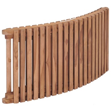 vidaXL Ξαπλώστρα Πτυσσόμενη από Μασίφ Ξύλο Teak 175x50x55cm 1 τεμ.