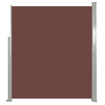 vidaXL Σκίαστρο Πλαϊνό Συρόμενο Καφέ 160 x 500 εκ.