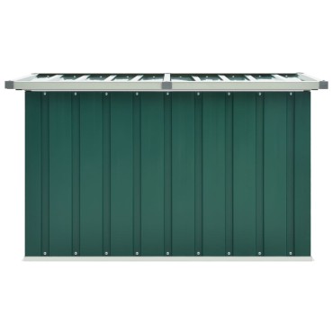 vidaXL Μπαούλο Αποθήκευσης Κήπου Πράσινο 109x67x65cm 1 τεμ.