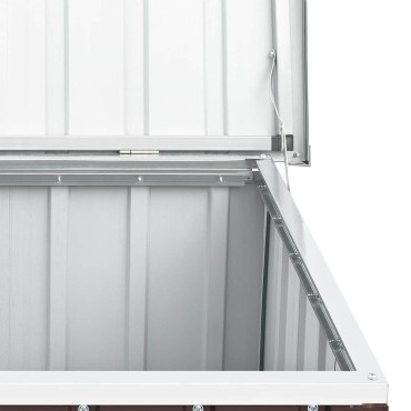 vidaXL Μπαούλο Αποθήκευσης Κήπου Καφέ 109x67x65cm 1 τεμ.
