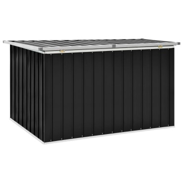 vidaXL Μπαούλο Αποθήκευσης Κήπου Ανθρακί 149x99x93cm 1 τεμ.