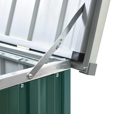 vidaXL Μπαούλο Αποθήκευσης Κήπου Πράσινο 171x99x93cm 1 τεμ.