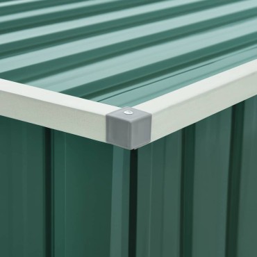 vidaXL Μπαούλο Αποθήκευσης Κήπου Πράσινο 171x99x93cm 1 τεμ.