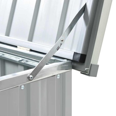 vidaXL Μπαούλο Αποθήκευσης Κήπου Γκρι 171x99x93cm 1 τεμ.