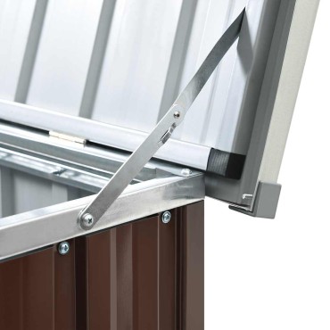 vidaXL Μπαούλο Αποθήκευσης Κήπου Καφέ 171x99x93cm 1 τεμ.
