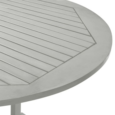 vidaXL Τραπέζι Κήπου Γκρι 200x100x75cm από Μασίφ Ξύλο Ακακίας 1 τεμ.