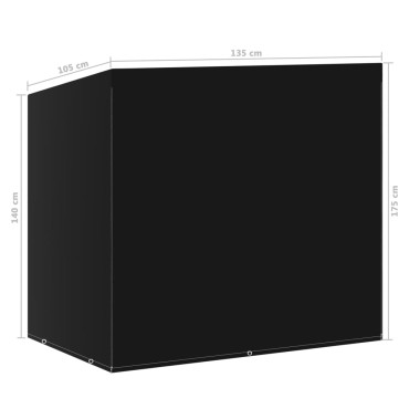 vidaXL Κάλυμμα Κούνιας Κήπου με 6 Κρίκους 135x105x175cm 1 τεμ.