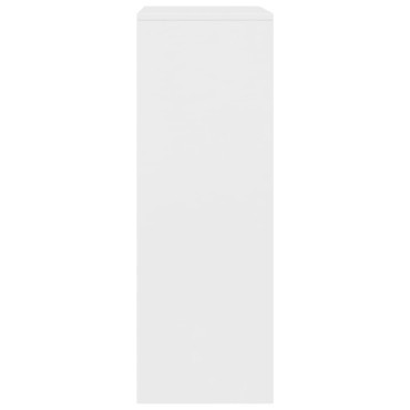 vidaXL Συρταριέρα με 6 Συρτάρια Λευκή 50x34x96cm από Μοριοσανίδα 1 τεμ.