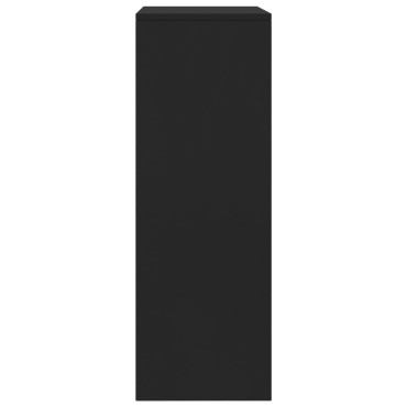 vidaXL Συρταριέρα με 6 Συρτάρια Μαύρη 50x34x96cm από Μοριοσανίδα 1 τεμ.