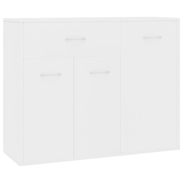 vidaXL Μπουφές Λευκός 88x30x70cm από Επεξ. Ξύλο 1 τεμ.