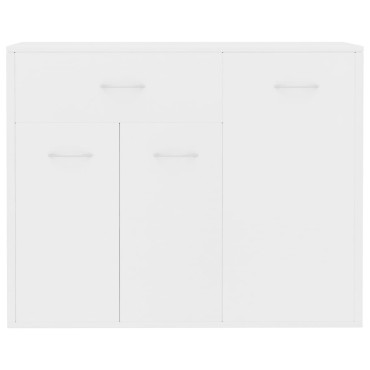 vidaXL Μπουφές Λευκός 88x30x70cm από Επεξ. Ξύλο 1 τεμ.