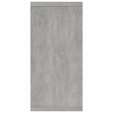 vidaXL Μπουφές Γκρι του Σκυροδέματος 88x30x65cm από Επεξ. Ξύλο 1 τεμ.