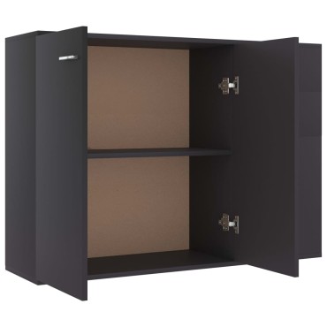 vidaXL Μπουφές Γκρι 105x30x75cm από Επεξ. Ξύλο 1 τεμ.