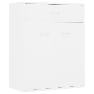vidaXL Ντουλάπι Λευκό 60x30x75cm από Επεξεργασμένο Ξύλο 1 τεμ.