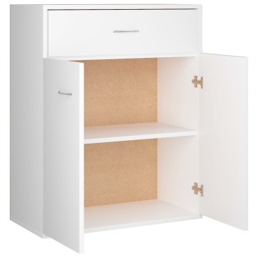vidaXL Ντουλάπι Λευκό 60x30x75cm από Επεξεργασμένο Ξύλο 1 τεμ.