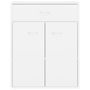 vidaXL Ντουλάπι Λευκό 60x30x75cm από Επεξεργασμένο Ξύλο 1 τεμ.
