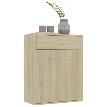 vidaXL Ντουλάπι Sonoma Δρυς 60x30x75cm από Επεξ. Ξύλο 1 τεμ.