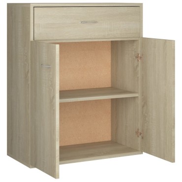vidaXL Ντουλάπι Sonoma Δρυς 60x30x75cm από Επεξ. Ξύλο 1 τεμ.