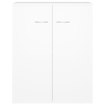 vidaXL Ντουλάπι Λευκό 60x30x75cm από Επεξεργασμένο Ξύλο 1 τεμ.