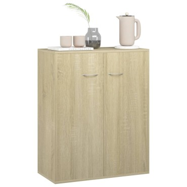vidaXL Ντουλάπι Sonoma Δρυς 60x30x75cm από Επεξ. Ξύλο 1 τεμ.