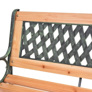 vidaXL Παγκάκι Κήπου Ξύλινο 122x51x73cm 1 τεμ.