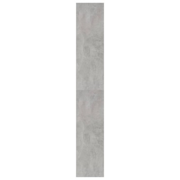 vidaXL Βιβλιοθήκη Γκρι του Σκυροδέματος 40x30x189cm από Επεξ. Ξύλο 1 τεμ.