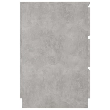 vidaXL Γραφείο Γκρι του Σκυροδέματος 140x50x77cm από Επεξ. Ξύλο 1 τεμ.