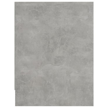 vidaXL Κομοδίνο Γκρι του Σκυροδέματος 40x30x40cm από Επεξ. Ξύλο 1 τεμ.