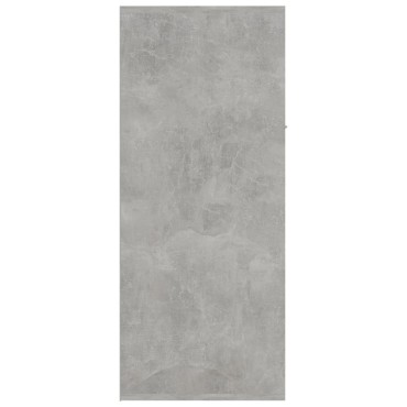 vidaXL Παπουτσοθήκη Γκρι Σκυροδέματος 60x35x84cm από Επεξ. Ξύλο