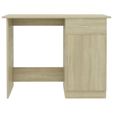 vidaXL Γραφείο Χρώμα Sonoma Δρυς 100x50x76cm από Επεξ. Ξύλο 1 τεμ.