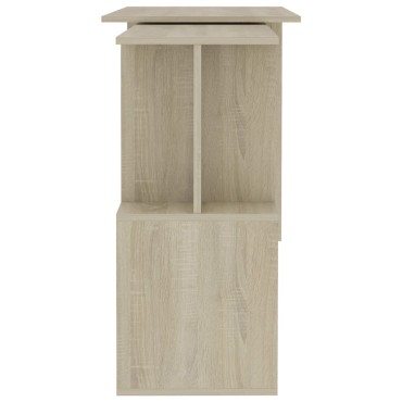 vidaXL Γραφείο Γωνιακό Sonoma Δρυς 200x50x76cm από Επεξ. Ξύλο 1 τεμ.