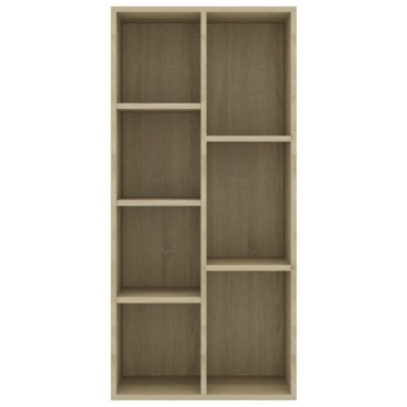 vidaXL Βιβλιοθήκη Χρώμα Sonoma Δρυς 50x25x106cm από Επεξ. Ξύλο 1 τεμ.