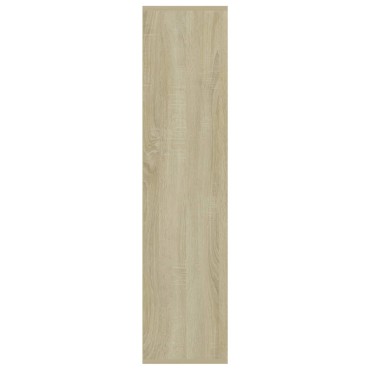 vidaXL Βιβλιοθήκη Χρώμα Sonoma Δρυς 50x25x106cm από Επεξ. Ξύλο 1 τεμ.